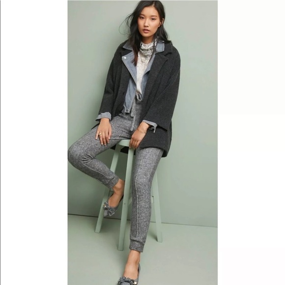 NWT Anthropologie Moth coat in deep grey - Picture 2 of 15